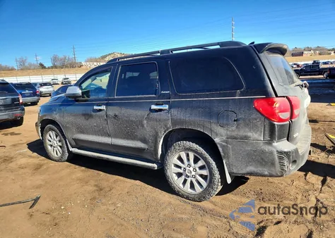2010 Toyota Sequoia Platinum from USA, damaged, VIN 5TDDW5G18AS033743